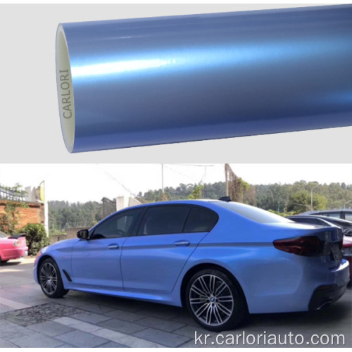 카멜레온 광택 라이트 블루 자동차 비닐